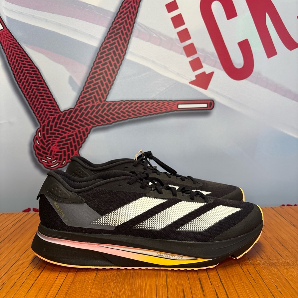 Adidas Adizero SL2 Black Metallic Mens Size 12 Shoes NEW